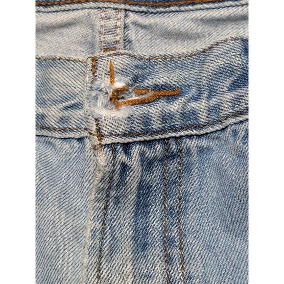 Levi’s 505 Regular Fit Jeans Light Wash Men’s 34x36 Straight Leg Distressed Fade - Picture 4 of 15